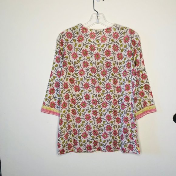 Cottagecore Handcrafted Woven Tunic - Picture 8 of 9